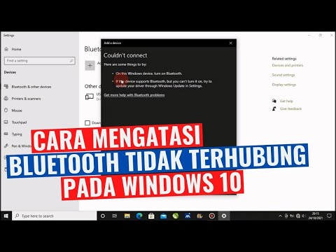 Video: Bagaimana cara menghubungkan headphone Bluetooth saya ke komputer saya Windows 10?