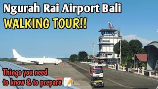 Tour BANDARA NGURAH RAI Bali | Mulai dari Parkiran Hingga Pintu Masuk Pesawat, Awas Nyasar!