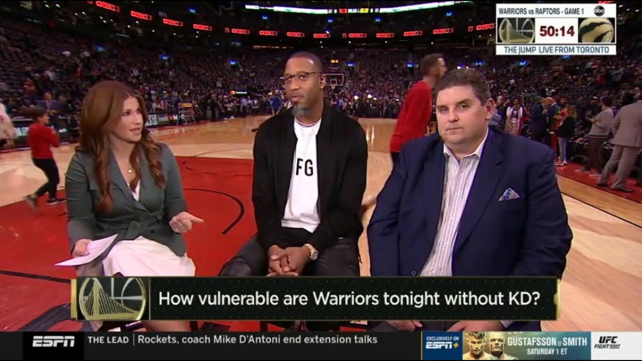 Rachel Nichols, MacGrady & Windhorst: How vulnerable are Warriors tonight without KD? | ESPN SC - YouTube