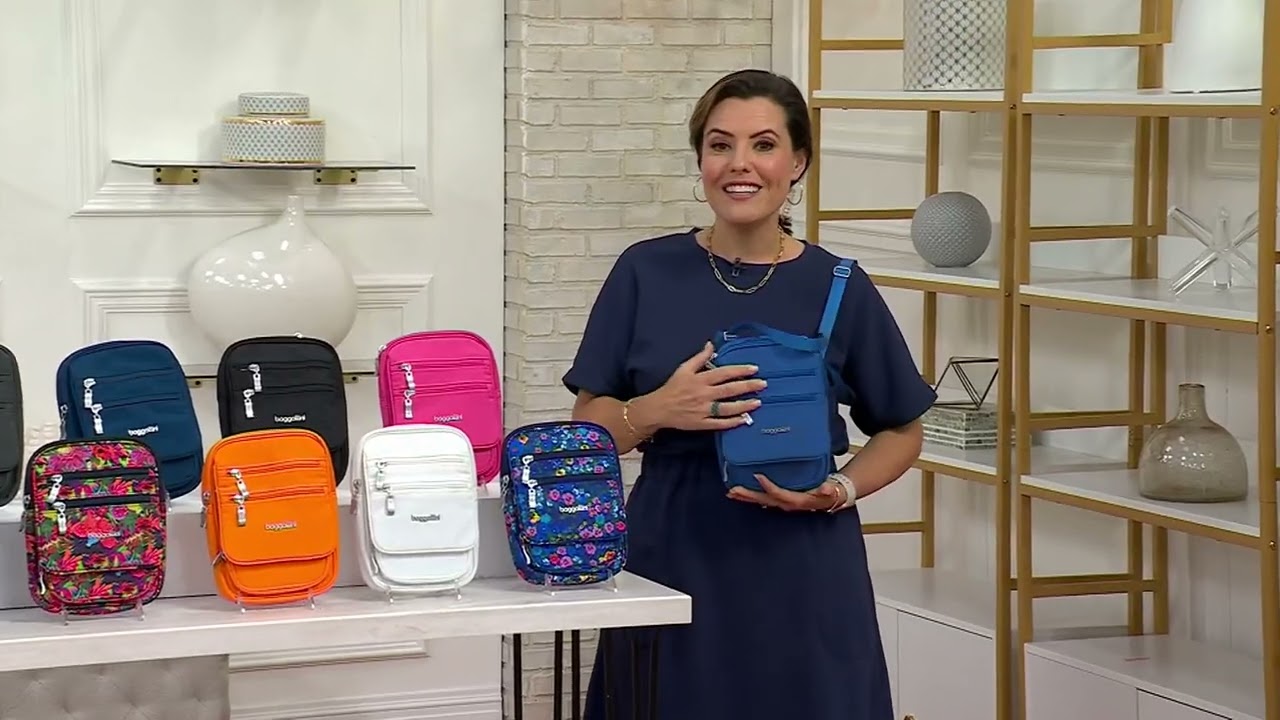 Baggallini TruNylon RFID Journey Crossbody on QVC