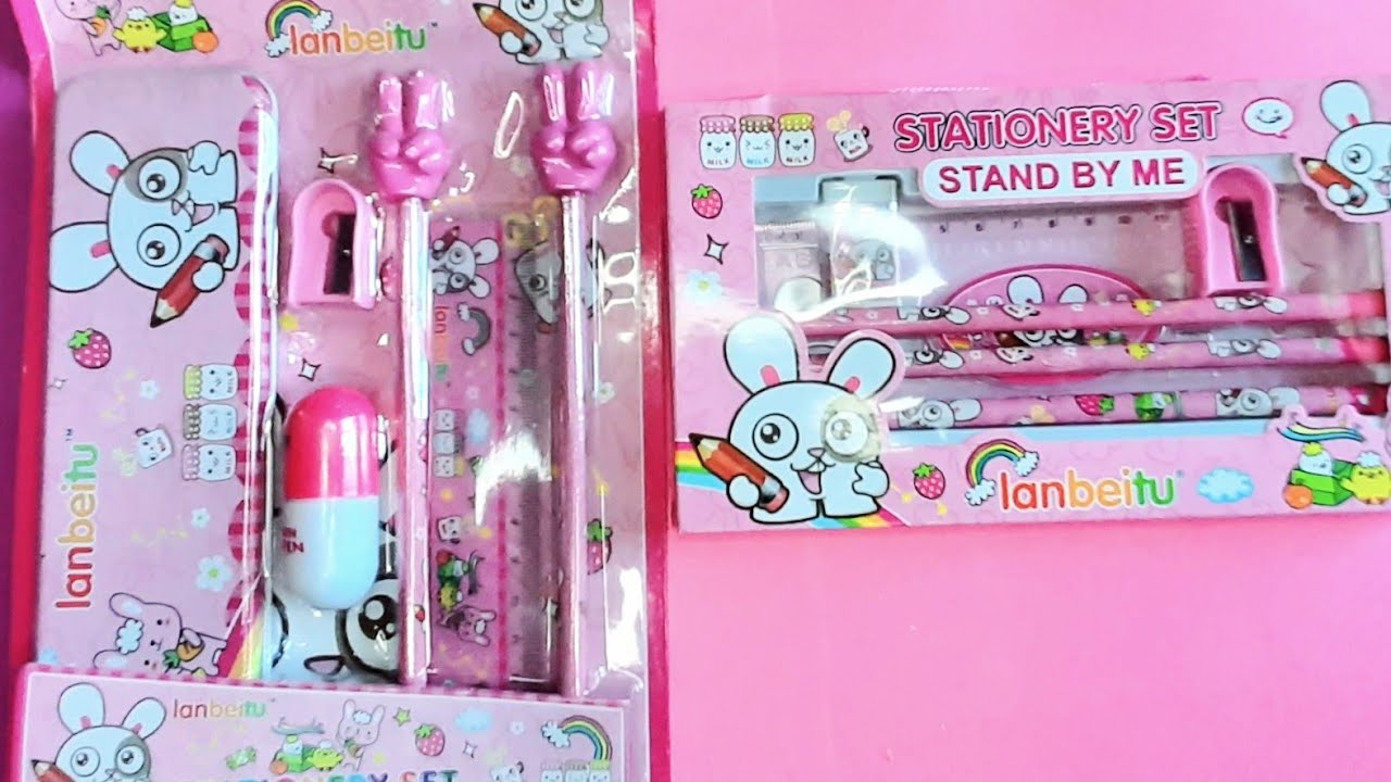 Stationery set under 100 rs Review Best return gift YouTube
