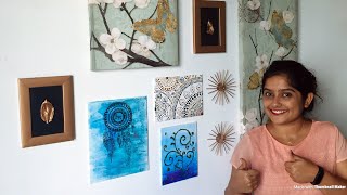 DIY WALL DECOR || STATEMENT WALL IN BUDGET