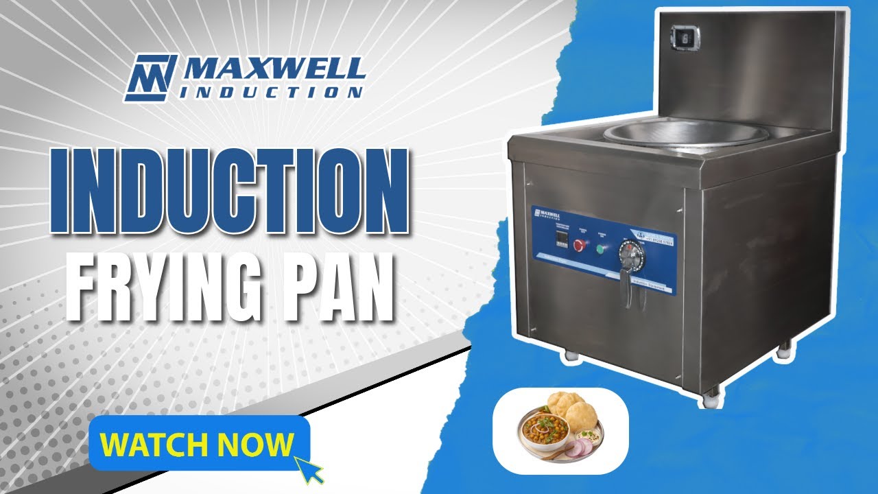 Poori Frying in Induction Oil Fry Kadai Wok | Commercial Oil Fry Wok  | Commercial Induction Fryer