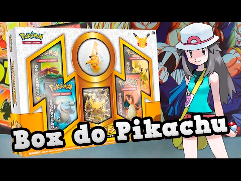 ABRINDO BOX - PIKACHU EX - COLEÇÃO LENDÁRIOS - POKÉMON 