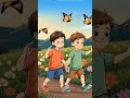 Let’s Go on a Happy Walk | Fun Kids Song | Action Rhymes for Children 🎶