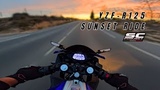 YZF-R125 Sunset ride | SC PROJECT RAW | POV 4k 30fps GoPro Hero 12