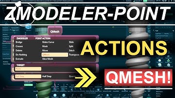 ZBrush - ZModeler Point(Actions) - "Q-Mesh"