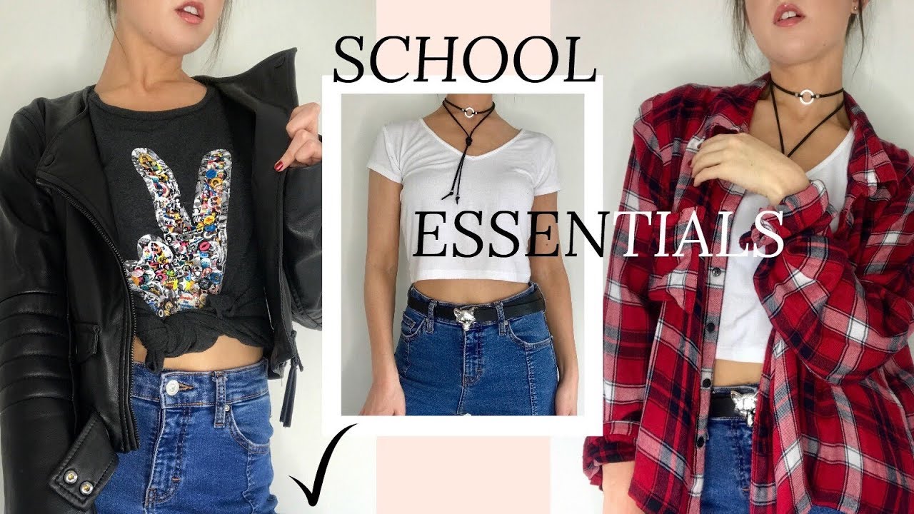 10 BACK TO SCHOOL ESSENTIALS + 12 STYLE HACKS FOR SCHOOL & COLLEGE
