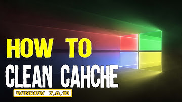 How to Clear All Cache in Windows 7 , 8 ,10 || Windows 7- How To Delete Cache Files