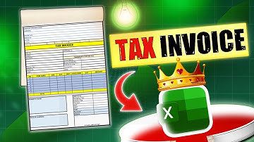 Tax invoice kaise banaye excel | How to create invoice in excel