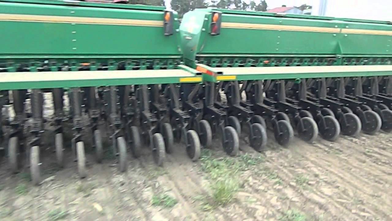 Great Plains No-till Drill - YouTube