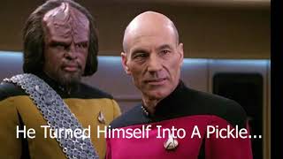 Captain Picard Talkabout Pickle Rick