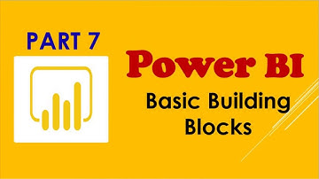 Microsoft Power BI : What Are The Basic Building Blocks For PBI?