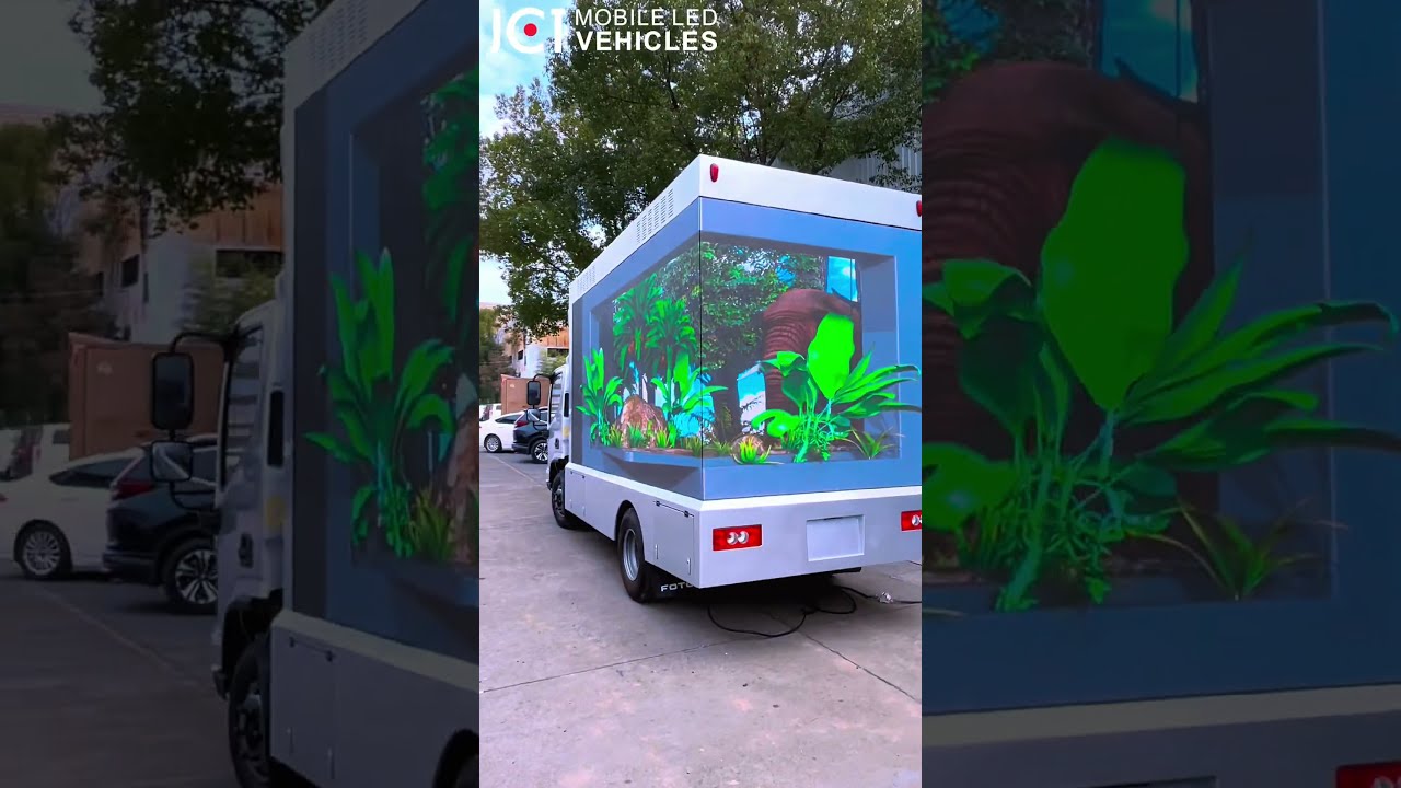 EW3360 Bezel Less Mobile 3D Led Billboard Truck