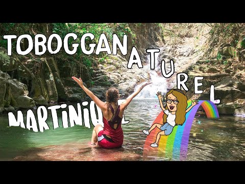 LE TOBOGGAN NATUREL DU CARBET EN MARTINIQUE, CASCADES DU CARBET