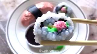 Sushi Slime - Slime ASMR Antistress Video