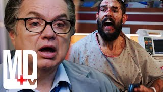 Paranoid Patient Gives Himself an Electric Shock | Chicago Med | MD TV