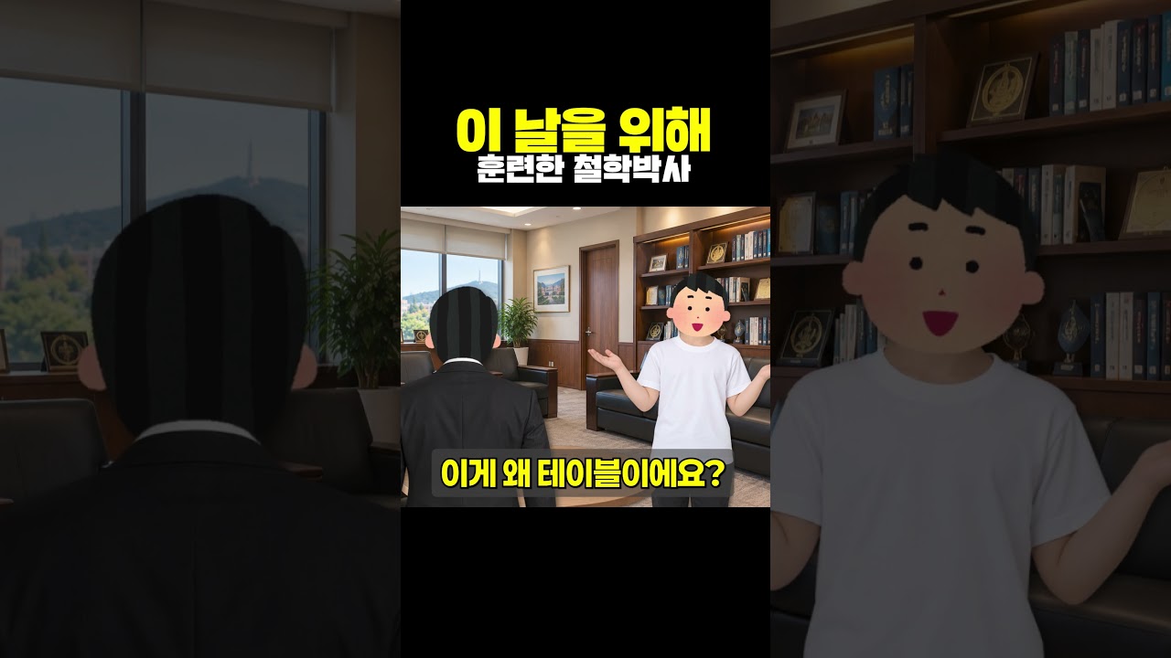 이 날을 위해 훈련한 철학박사