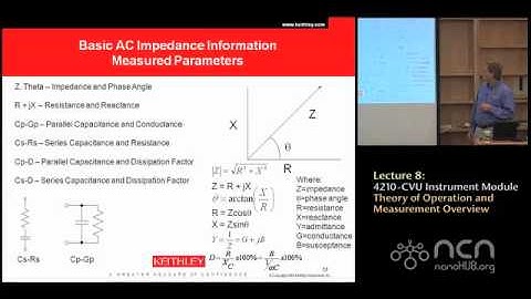 Keithley 4200-SCS Lecture 8: 4210 CVU Instrument Module - Overview