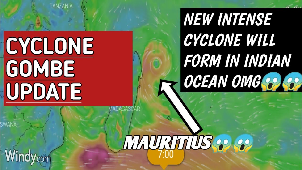 CYCLONE GOMBE UPDATE//MAURITIUS WEATHER//NEW CYCLONE IN MADAGASCAR//MUST WATCH//