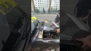 Фанаты не дают покоя) #гонки #дрифт #жигули #drift #дпс #гаишник #челябинск