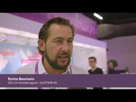 SmartSuisse 2018: Interview Enrico Baumann - CEO ELEKTRON AG