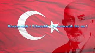 Bayrak Marşi 12 Mart Karaoke (Mi Minör)