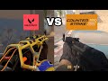 Vandal vs AK/Phantom vs M4A1 - Valorant vs CS 2