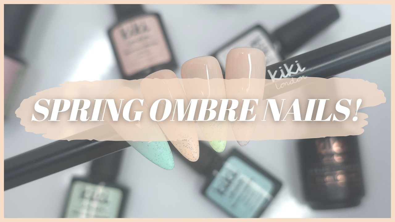 OMBRE NAILS MADE EASY USING A OMBRE NAIL ART BRUSH!