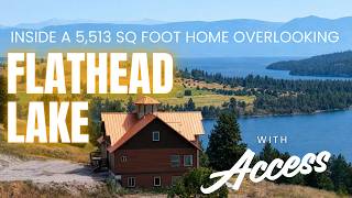 Tour a 5,513 foot Flathead Lake View Home | Dayton, Montana