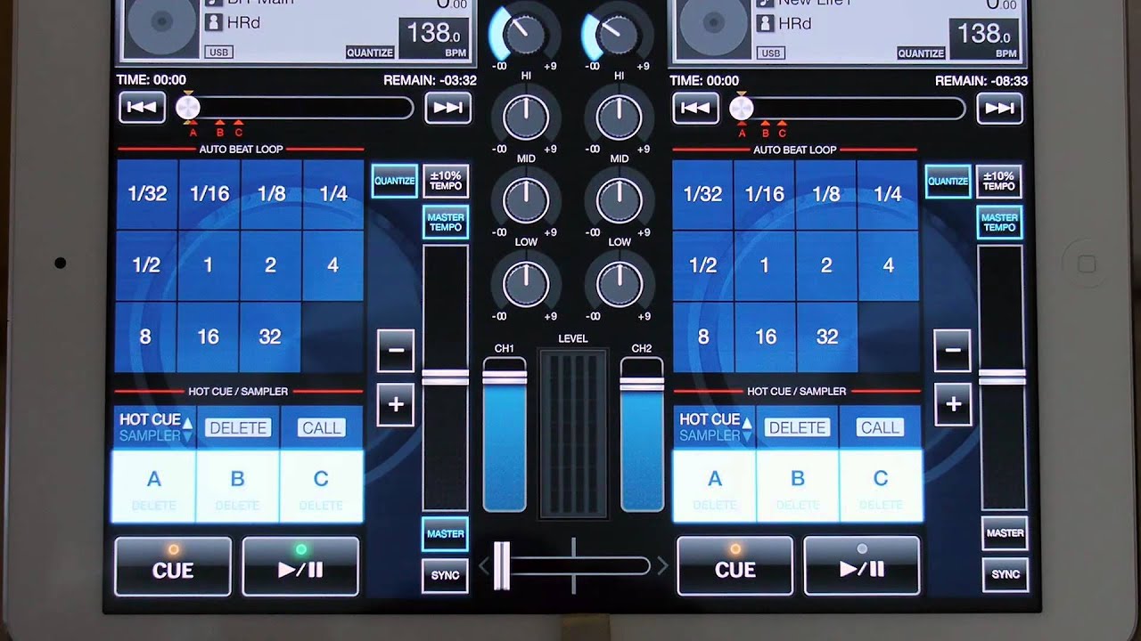 XDJR1 Tutorial & iPad using Loops, Beatmatching & Playlists! [HD