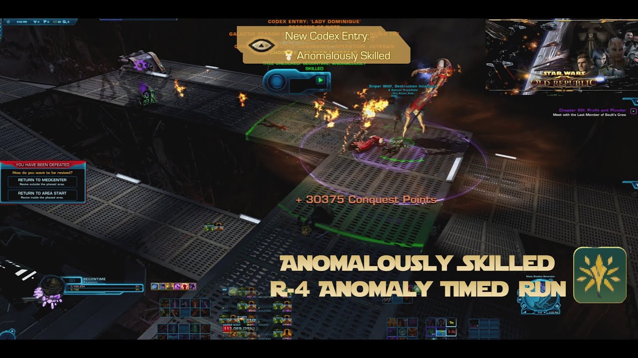 SWTOR R4 Anomaly Timed Run (Non-kiter Tank POV) - Team Watchcats 🐱 ...