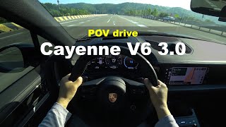 2024 Porsche Cayenne V6 3.0 AWD POV drive