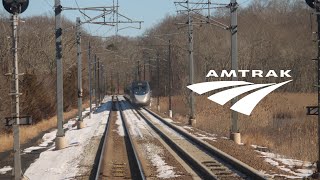 Amtrak Northeast Corridor Rearview Ride | Boston, MA to New London, CT