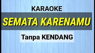 SEMATA KARENAMU || Karaoke Tanpa Kendang