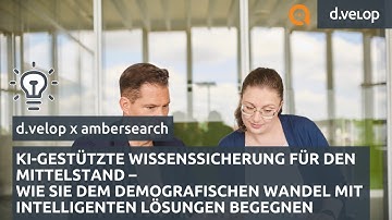 Webinar Unternehmenswissen mit KI nutzen – Den demografischen Wandel erfolgreich gestalten