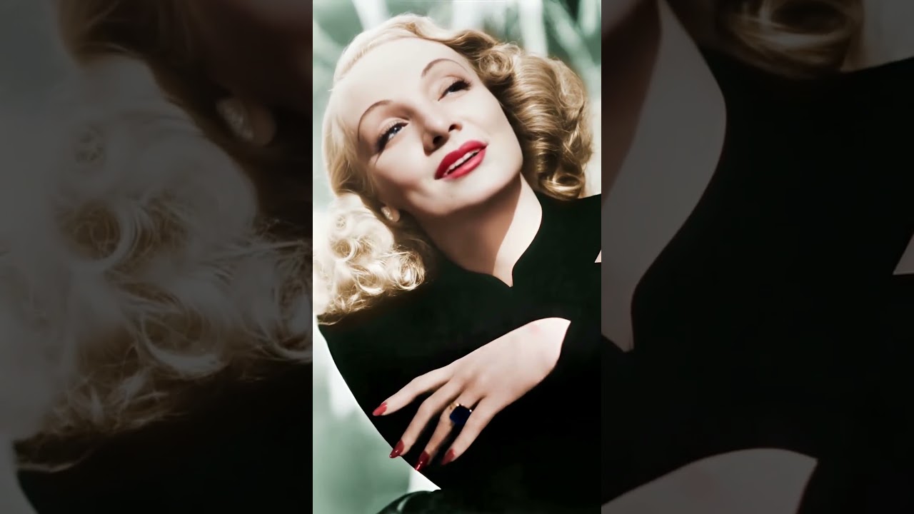 ✨Marlene Dietrich's - Lili Marleen 2✨ Colorized AI Lip Sync