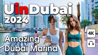 Dubai Live 24/7 🇦🇪 Amazing Dubai Marina [ 4K ] Walking Tour
