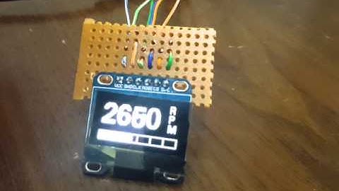 Arduino Tachometer (Rev Counter) Prototype