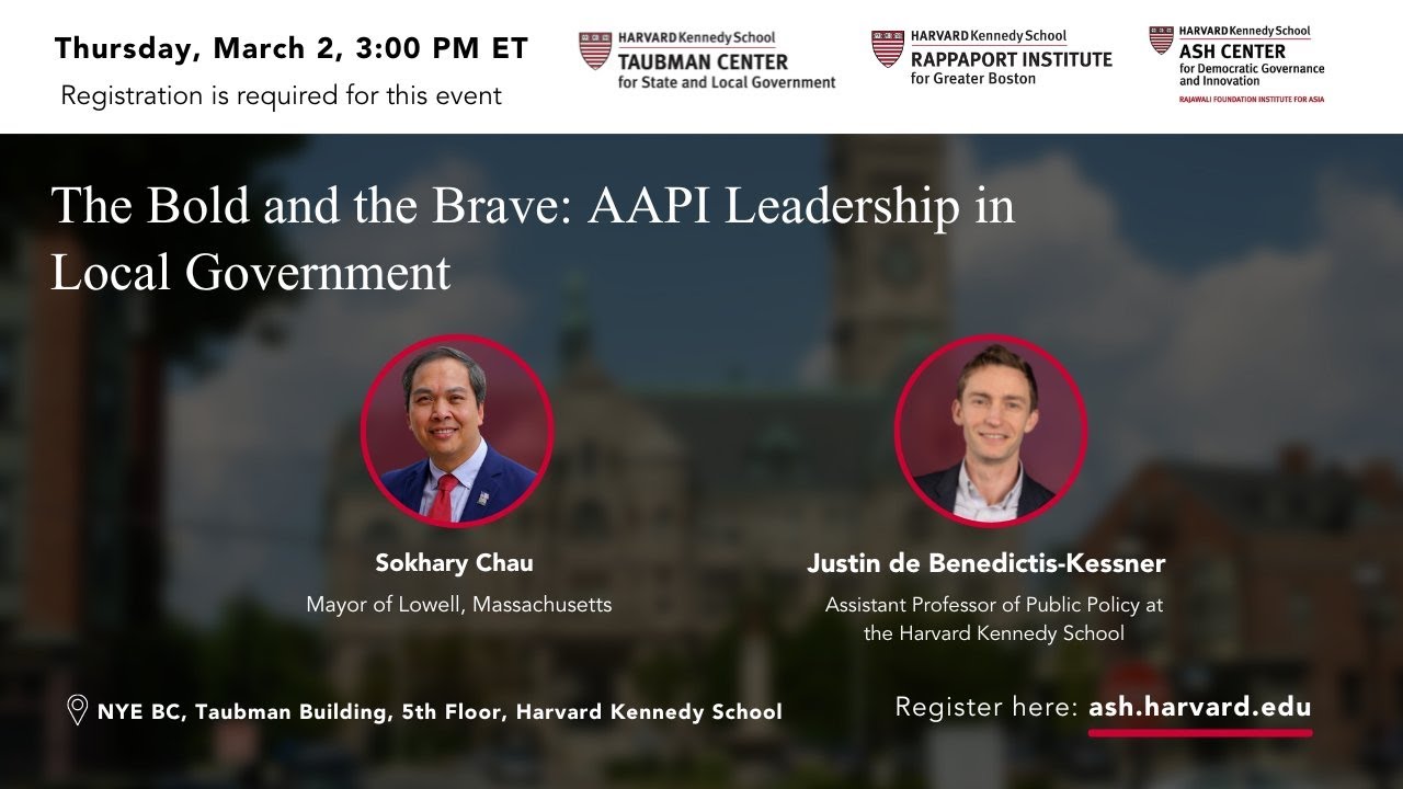 The Bold and the Brave: AAPI Leadership in Local Government - YouTube