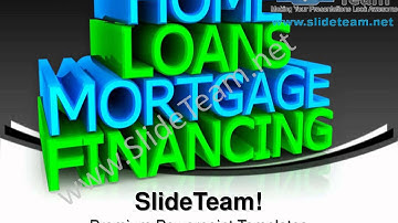 Home Loans Services Business PowerPoint Templates ppt Themes 0912 Slides Backgrounds