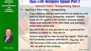Class 49 Defensive Signals Part 2 2013 12 12