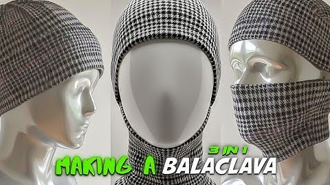 DIY 3-in-1 Balaclava | Easy Beginner Sewing Tutorial (Step-by-Step)