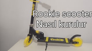 #rookie katlanır #scooter nasıl kurulur