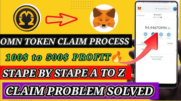 omega token claim process step by step | omn token withdraw and sell process