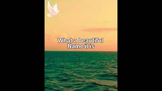 What A Beautiful Name | Hillsong Worship | Lyrics #Shorts "Praise and Worship"