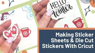 How To Make Stickers With Cricut Print Then Cut