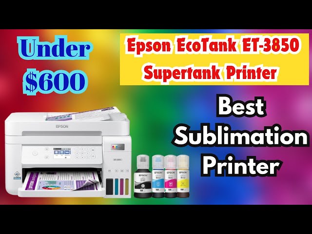 Epson ET 3850 Unboxing Setup & Review 