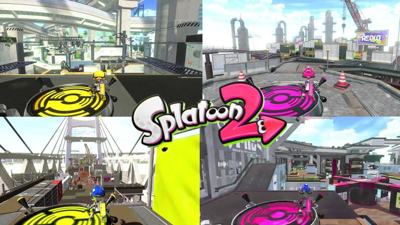 Splatoon 2 - Playng Maps of Splatoon WII U! (Read Description) - YouTube