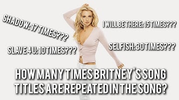 How Many Times Britney